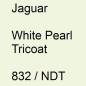 Preview: Jaguar, White Pearl Tricoat, 832 / NDT.